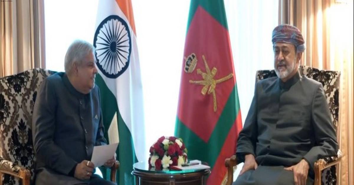 Vice President Dhankhar meets Sultan of Oman Haitham bin Tarik